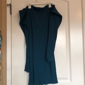 Off the shoulder cocktail dress